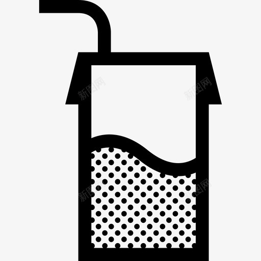 小四包饮料个人图标svg_新图网 https://ixintu.com 个人 小四包 杂点 牛奶 稻草 饮料