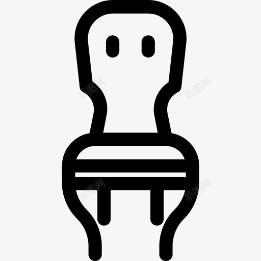 椅子装饰家具图标svg_新图网 https://ixintu.com 内部 内部和装饰 家具 椅子 装饰