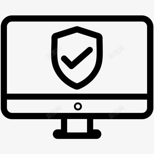 安全操作计算机安全图标svg_新图网 https://ixintu.com 安全 安全操作 屏蔽 计算机