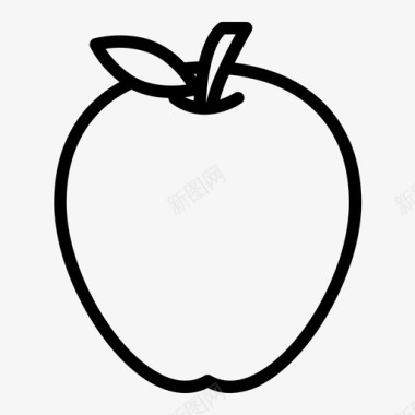苹果水果植物图标图标