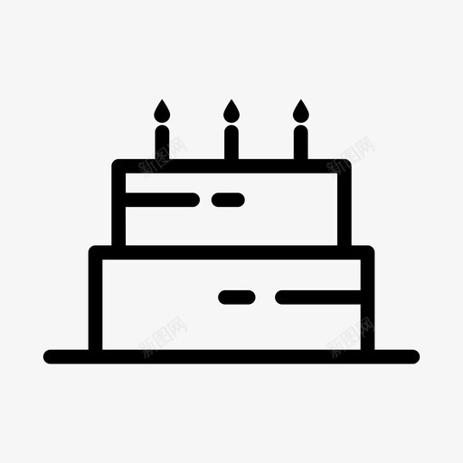 生日蛋糕庆祝活动图标svg_新图网 https://ixintu.com 庆祝 活动 生日蛋糕 聚会