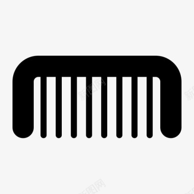梳子头发发廊图标图标