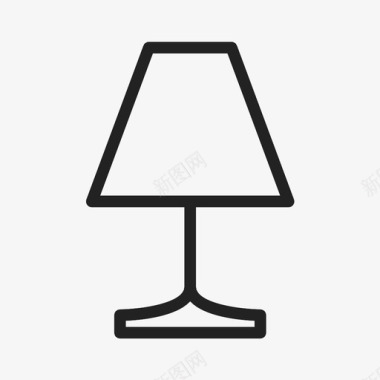 灯桌子家具图标图标