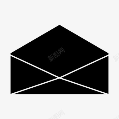 邮件信封秘密图标图标