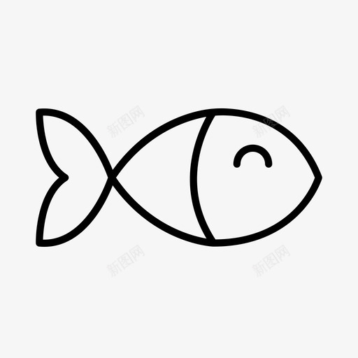 鱼动物水族馆图标svg_新图网 https://ixintu.com 动物 水族馆 水生 海洋 鱼
