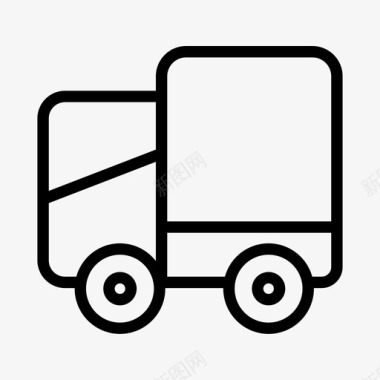 卡车货车运输车图标图标