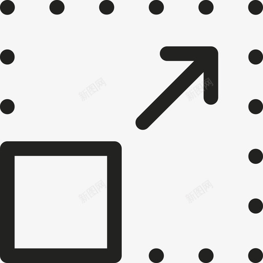 调整正方形和箭头的大小箭头图形编辑图标svg_新图网 https://ixintu.com 图形编辑 箭头 调整正方形和箭头的大小