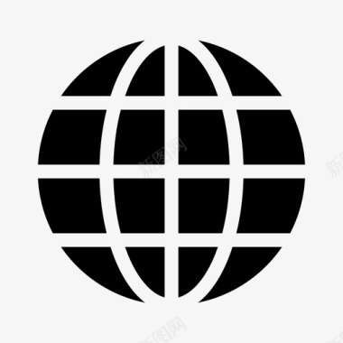 地球仪桌面地球仪互联网图标图标