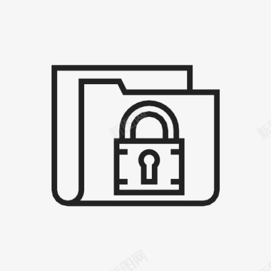 机密项目隐私政策安全文件图标图标