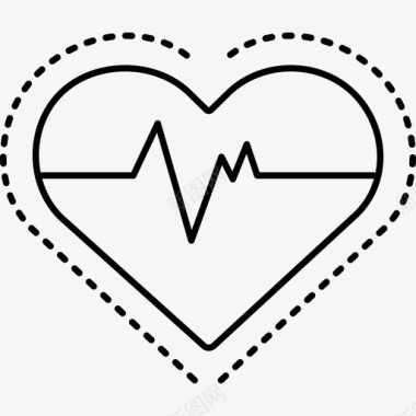心率心跳脉搏图标图标