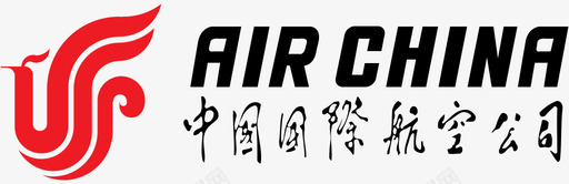 中国航空svg_新图网 https://ixintu.com 中国航空 国航 填充 多色 扁平