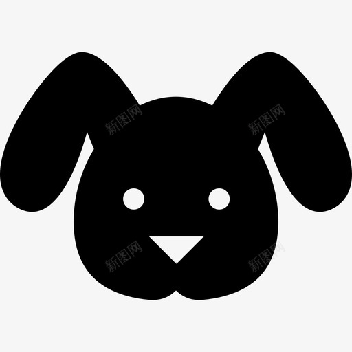 兔子动物可爱图标svg_新图网 https://ixintu.com 兔子 动物 可爱 头