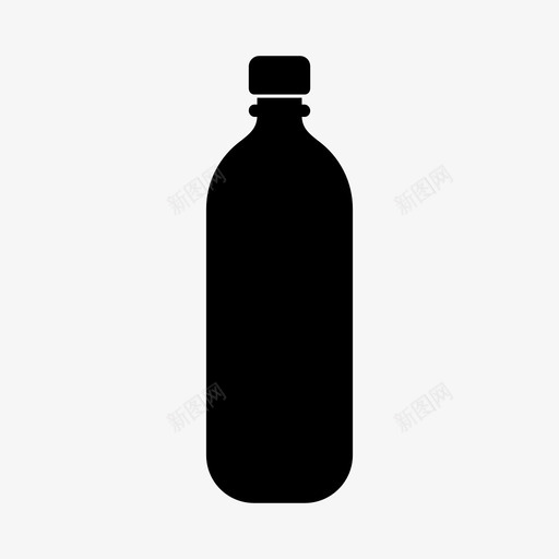瓶子烧瓶玻璃图标svg_新图网 https://ixintu.com 塑料 烧瓶 玻璃 瓶子 花瓶