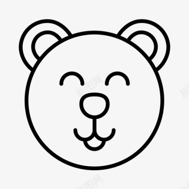 熊动物哺乳动物图标图标