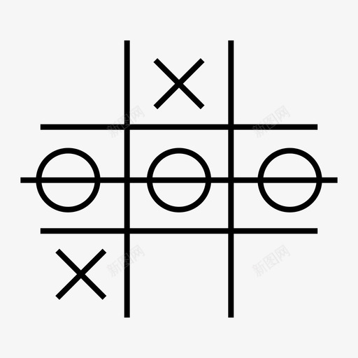 tictactoe棋盘游戏娱乐图标svg_新图网 https://ixintu.com tictactoe 娱乐 棋盘游戏 游戏 策略