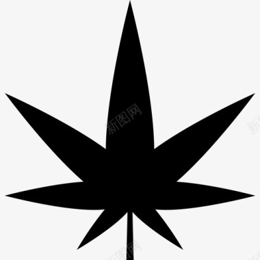 大麻叶大麻图标图标