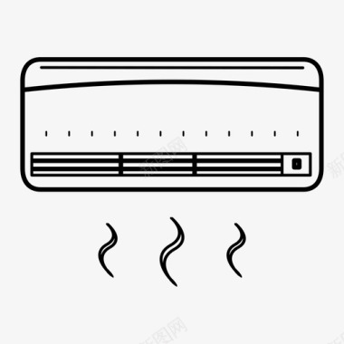 空调冷却器电器图标图标