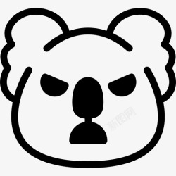 树熊表情树熊表情图标高清图片