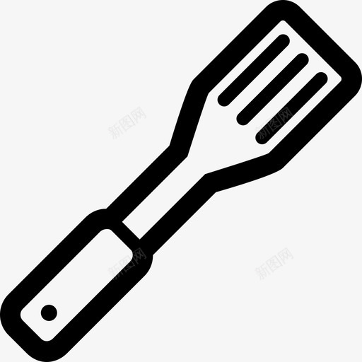 抹刀烹饪食物图标svg_新图网 https://ixintu.com 厨房 抹刀 烹饪 线条粗体 食物