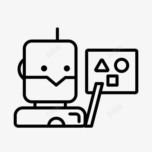 教育智能机器人教育机器人人工智能图标svg_新图网 https://ixintu.com 人工智能 人工智能机器人 学习 学生 教育智能机器人 教育机器人