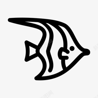 鱼动物新鲜图标图标