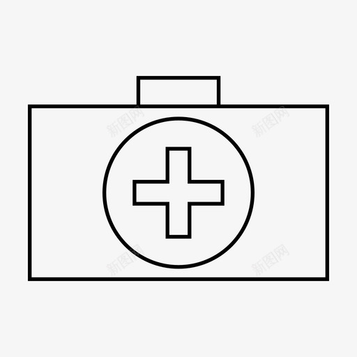 急救箱医疗保险健康图标svg_新图网 https://ixintu.com 保健 健康 医疗保险 医疗箱 急救箱 治疗