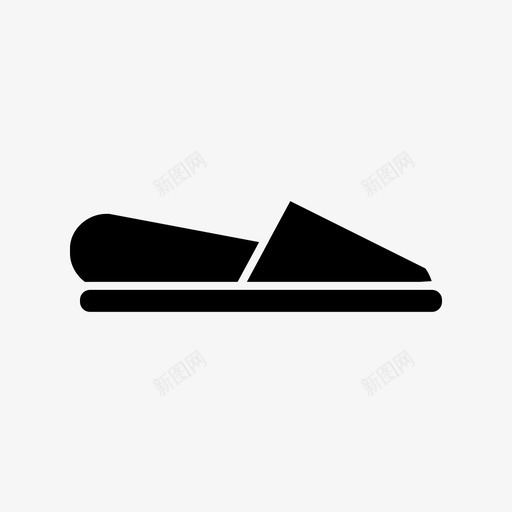 鞋运动鞋时尚纯色图标svg_新图网 https://ixintu.com 时尚纯色 运动鞋 鞋