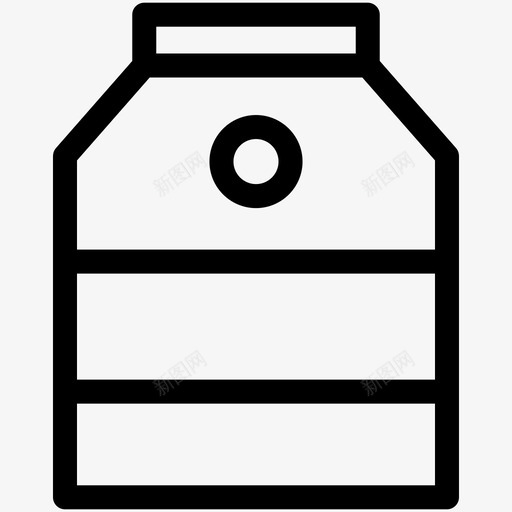 牛奶纸箱杂货店概述图标svg_新图网 https://ixintu.com 杂货店概述 牛奶 纸箱