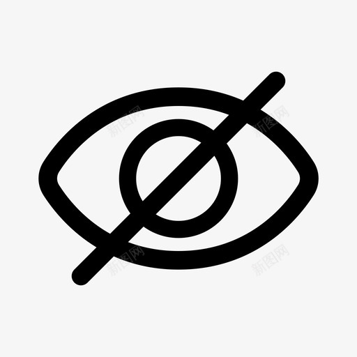 隐藏查看显示图标svg_新图网 https://ixintu.com 对象 显示 查看 隐藏