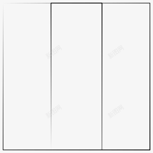 垂直表手绘布局图标svg_新图网 https://ixintu.com 垂直表 手绘布局
