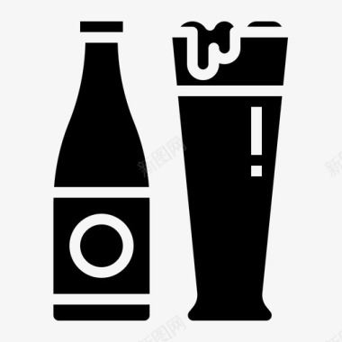 啤酒饮料聚会图标图标