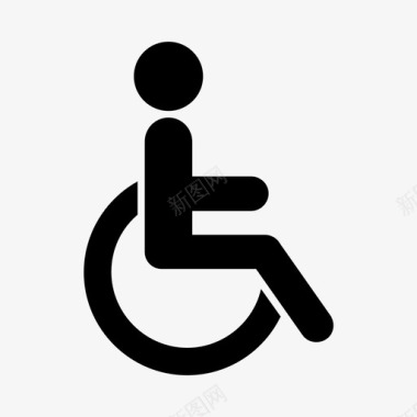 残疾人人员优先权图标图标