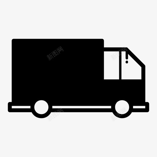 送货车货物运输图标svg_新图网 https://ixintu.com 货物 运输 运输标志 送货车