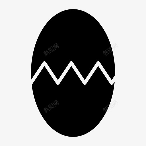 蛋壳碎鸡蛋图标svg_新图网 https://ixintu.com 碎鸡蛋 蛋壳