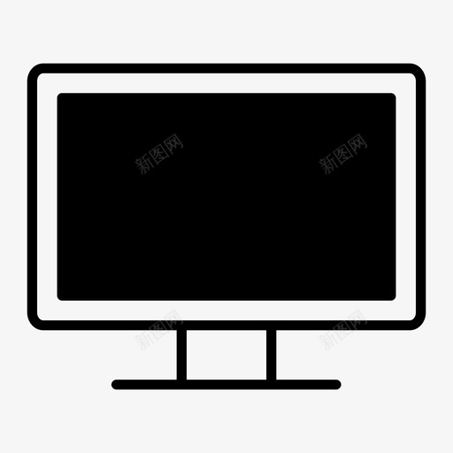 显示器电脑显示器桌面图标svg_新图网 https://ixintu.com 屏幕 显示器 桌面 电脑显示器 电视