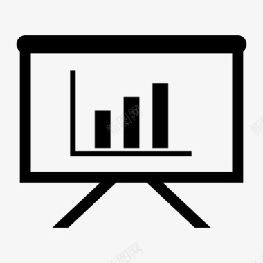 演示文稿黑板显示图标图标