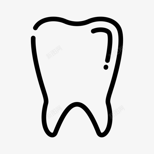 牙齿牙医健康图标svg_新图网 https://ixintu.com 健康 牙医 牙齿 磨牙