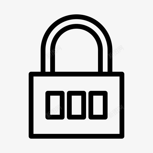 密码锁游戏保护图标svg_新图网 https://ixintu.com 保护 安全 密码锁 游戏