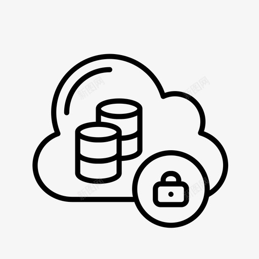 安全云数据数据保护gdpr图标svg_新图网 https://ixintu.com gdpr gdpr数据隐私安全 安全 安全云数据 数据保护