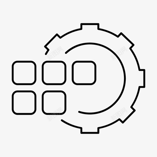 设置应用程序自定义图标svg_新图网 https://ixintu.com 优化 应用程序 自定义 设置 重置 首选项