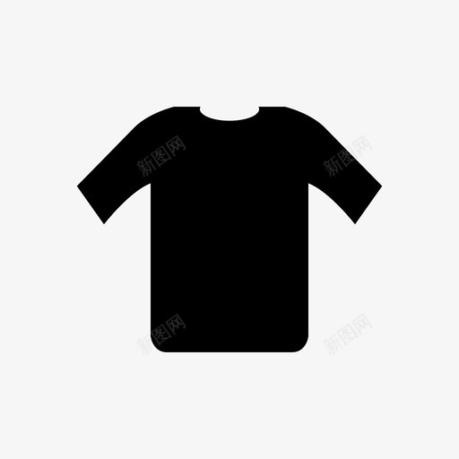 T恤服装商业图标svg_新图网 https://ixintu.com T恤 商业 时尚 服装 运动