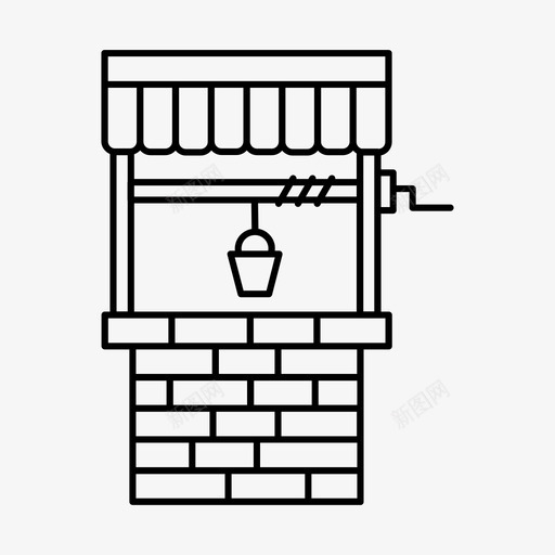 嗯桶饮料图标svg_新图网 https://ixintu.com 嗯 桶 水 水井 饮料