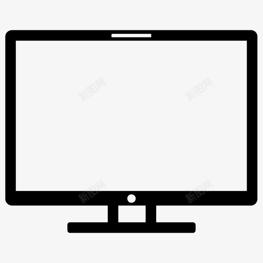 显示器电脑lcd图标svg_新图网 https://ixintu.com lcd led 显示器 电脑 电视