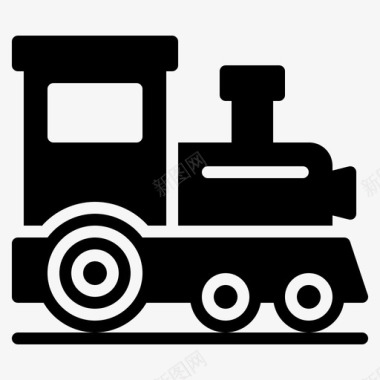 机车发动机铁路图标图标