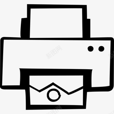 打印机设备文档图标图标