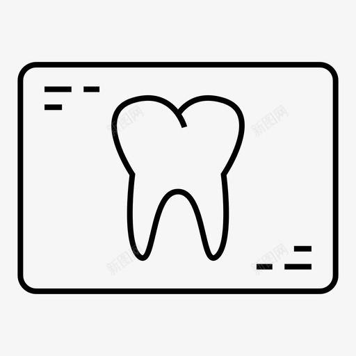 牙齿诊所牙科图标svg_新图网 https://ixintu.com x光 医疗 牙科 牙齿 诊所