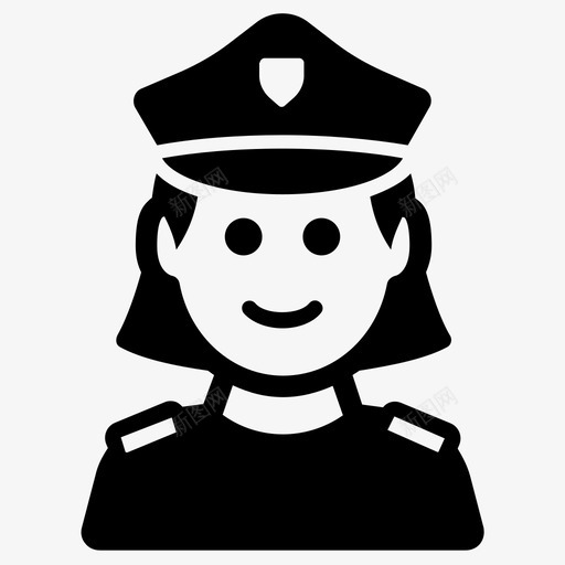 保安警察警卫图标svg_新图网 https://ixintu.com 保安 表情笑脸 警卫 警官 警察