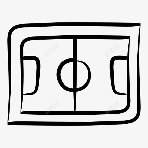 足球场足球体育图标svg_新图网 https://ixintu.com 世界杯 体育 俄罗斯世界杯墨水 足球 足球场
