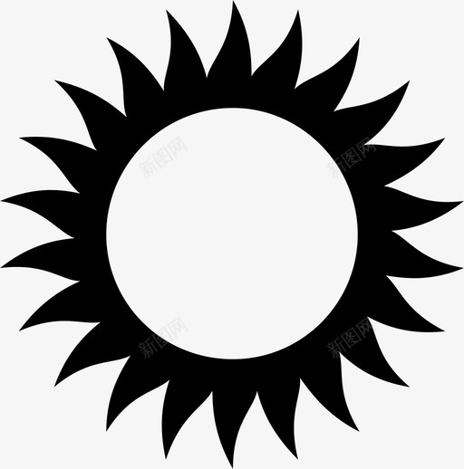 阳光炎热温暖图标svg_新图网 https://ixintu.com 温暖 炎热 阳光