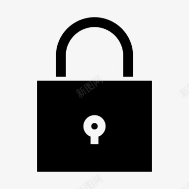 挂锁密码保险箱图标图标